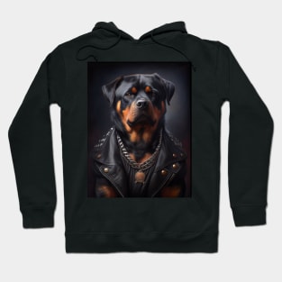 Royal Portrait of a Rottweiler Hoodie